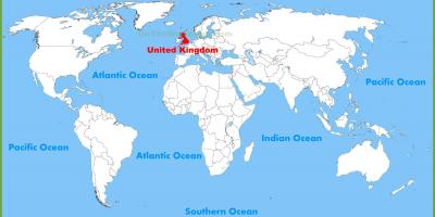 المملكة المتحدة في خريطة العالم