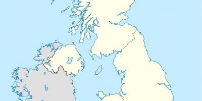خريطة حدود المملكة المتحدة